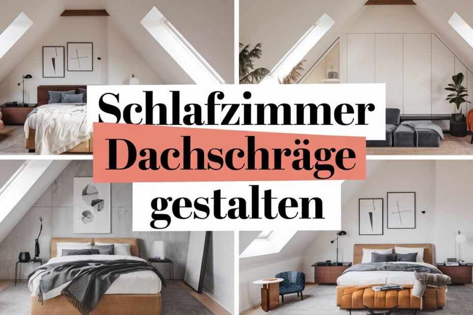 Schlafzimmer Dachschräge gestalten